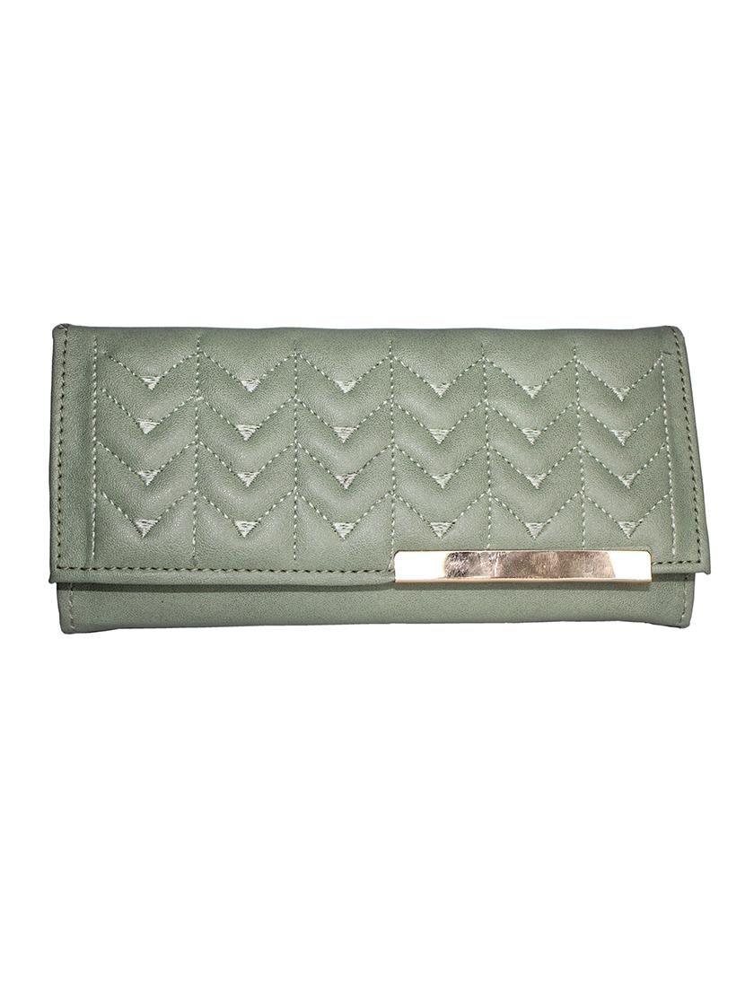 green solid regular wallet - 18370760 - Zoom Image - 0