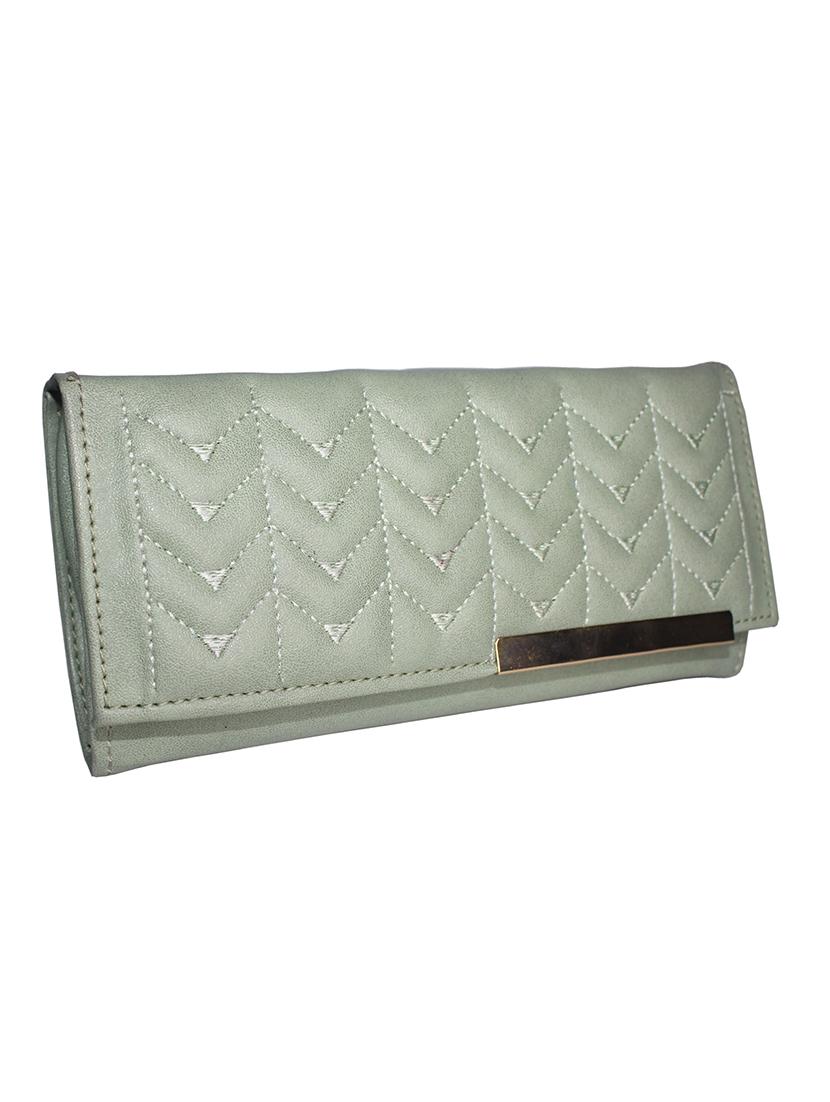 green solid regular wallet - 18370760 - Standard Image - 5