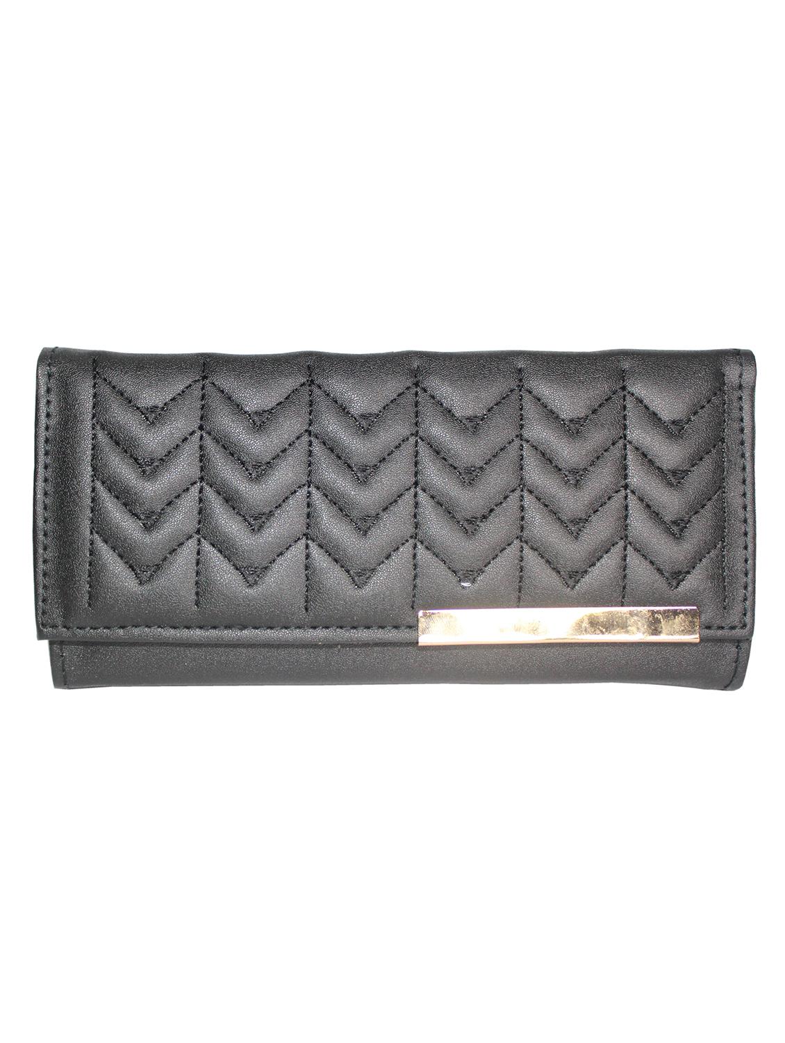 black solid regular wallet - 18370761 - Zoom Image - 0