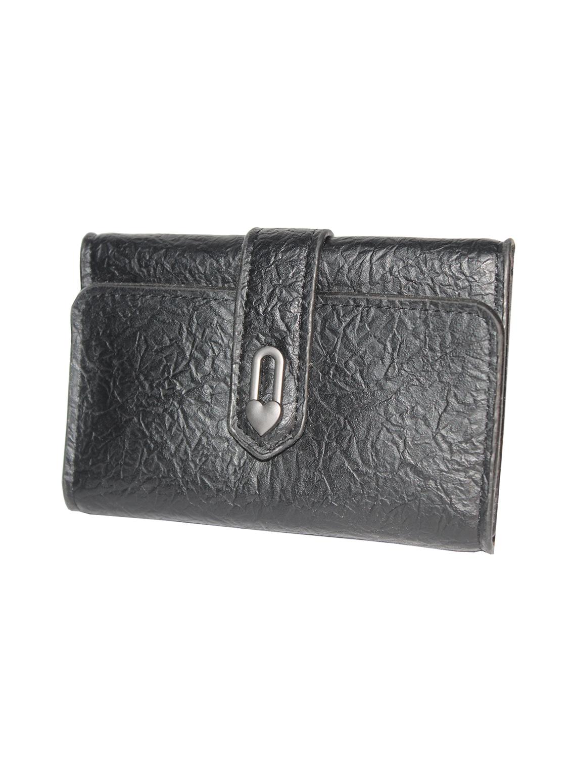 black textured wallet - 18370777 - Standard Image - 3