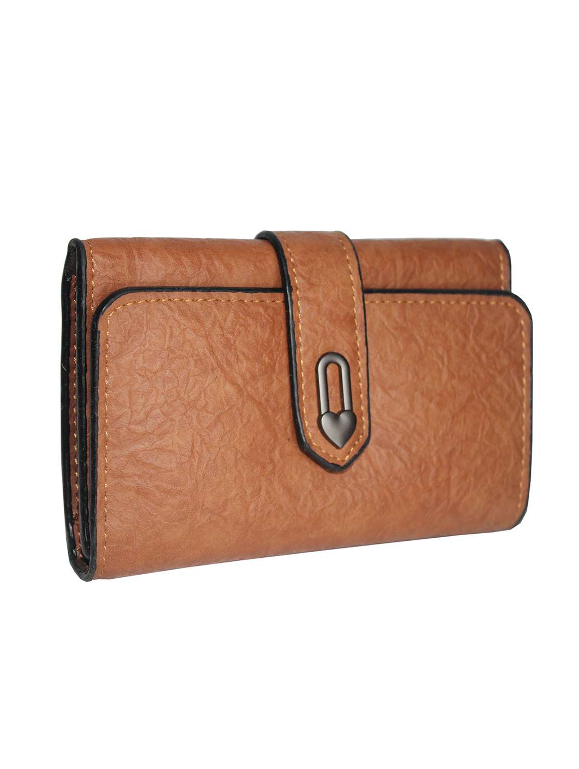 brown solid wallet - 18370780 -  Standard Image - 3