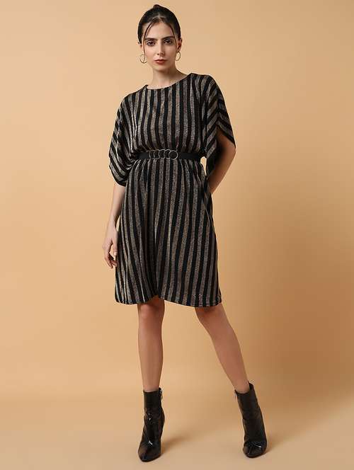 women's fit & flare striped dress - 18372149 -  Standard Image - 0
