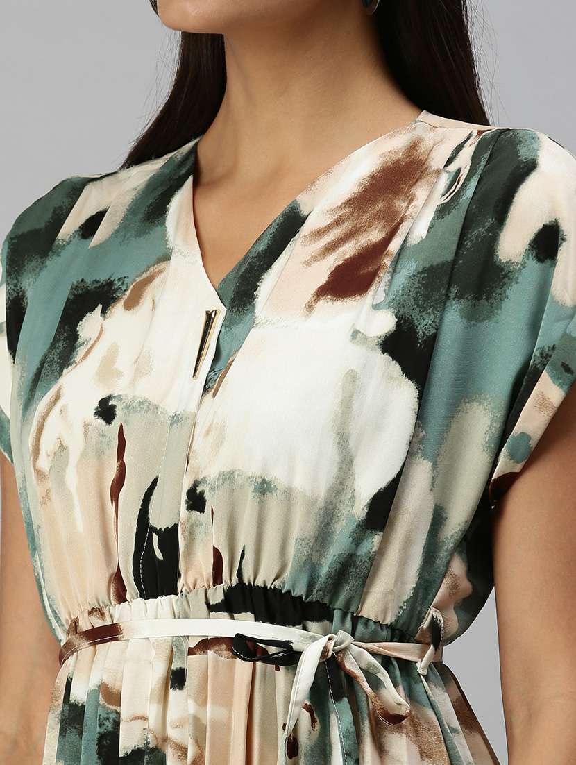 women's fit & flare checks dress - 18372154 -  Standard Image - 5