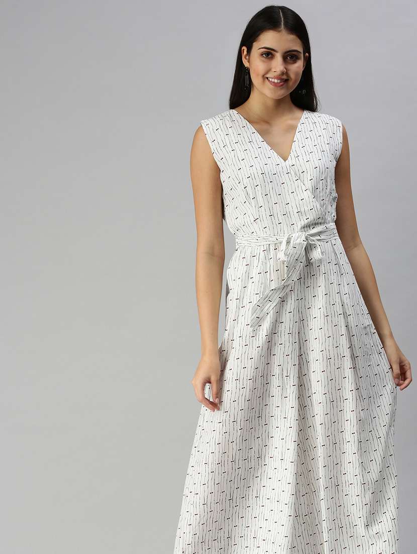 sleeveless printed full leg jumpsuit - 18372208 -  Standard Image - 3