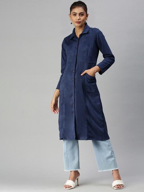 long sleeved long summer jacket - 18372272 - Standard Image - 0