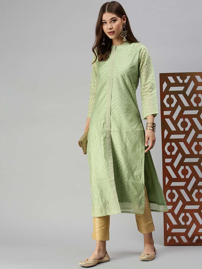 women's straight kurta - 18372807 -  Zoom Image - 0