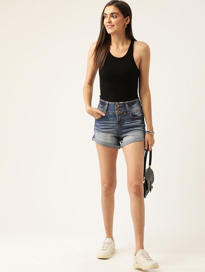 mid rise solid regular short - 18373734 - Standard Image - 3