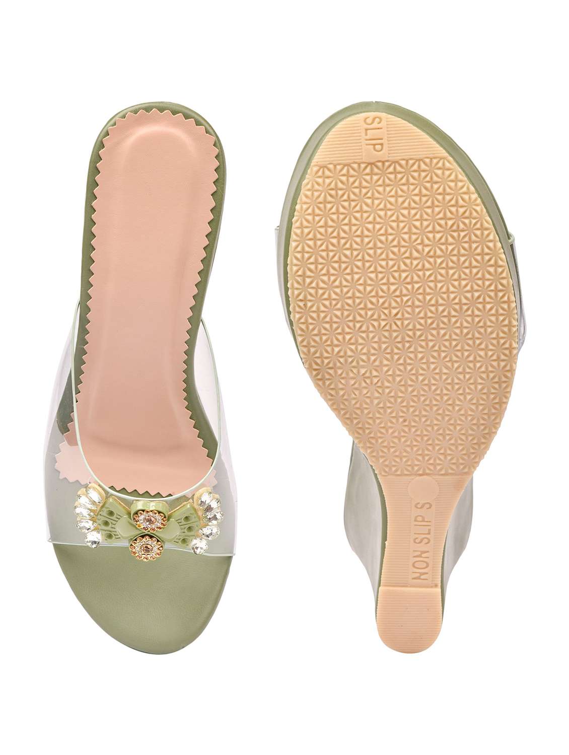 luv byt's trendy collections of wedges sandal for women & girls. - 18374998 - Standard Image - 3