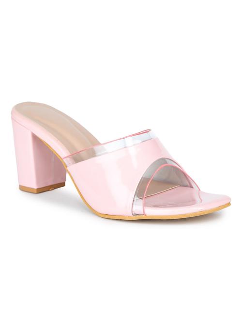 pink slip on  sandal - 18375033 -  Standard Image - 0