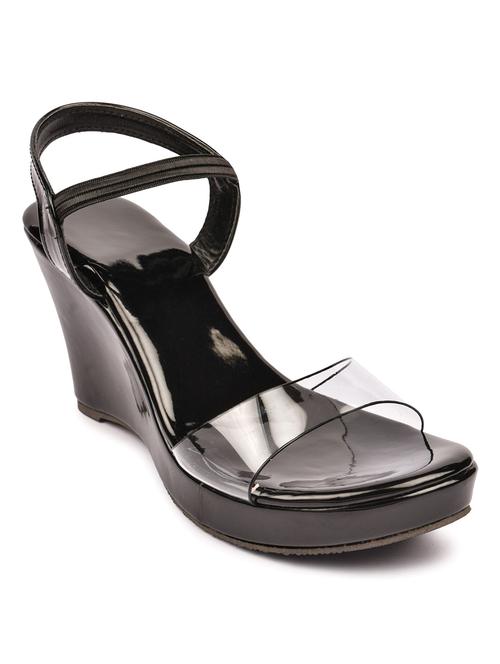 black back strap sandal - 18375045 - Standard Image - 0