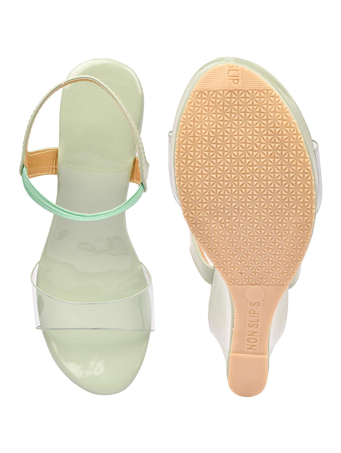 green back strap sandal - 18375046 - Standard Image - 3