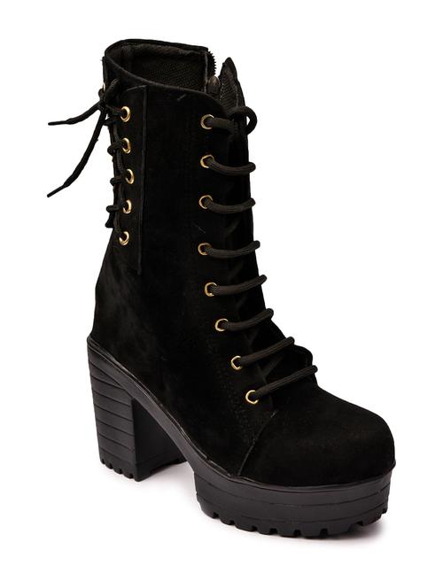black calf lace up boot - 18375078 - Standard Image - 0