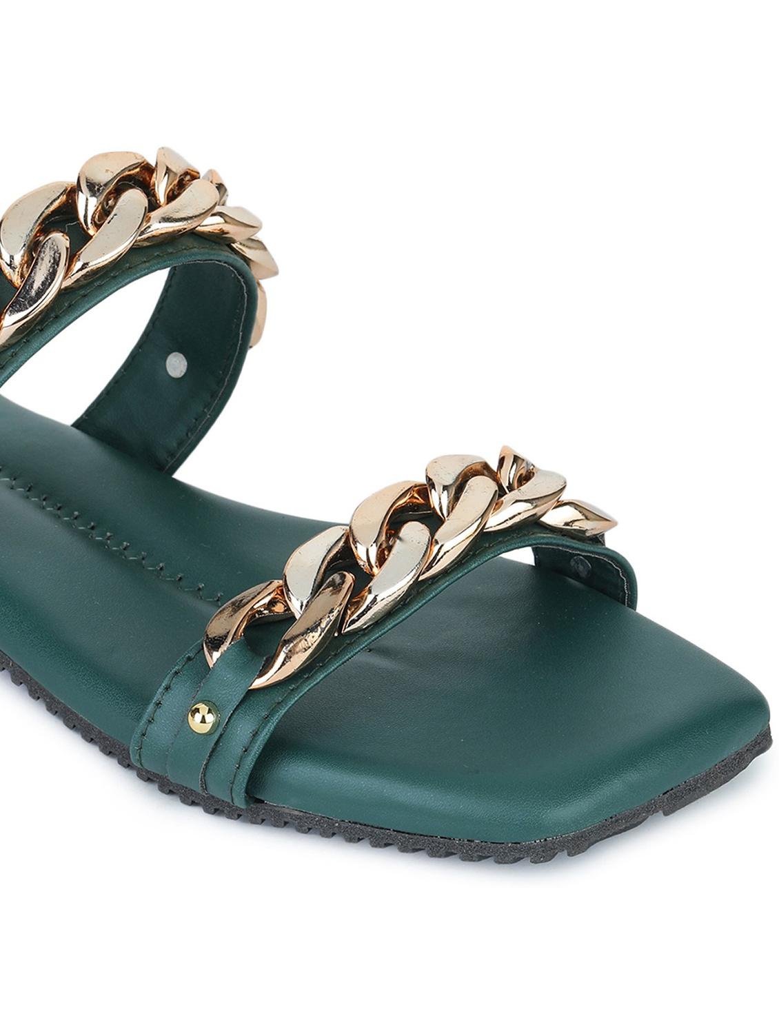 black synthetic slip on sandals - 18375097 - Standard Image - 3