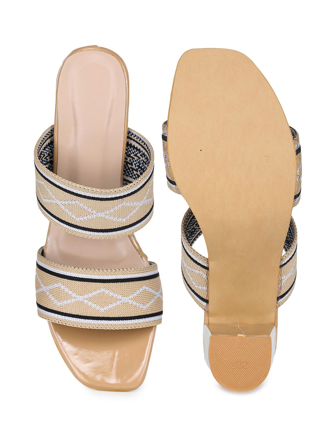 beige slip on sandal - 18375207 - Standard Image - 3