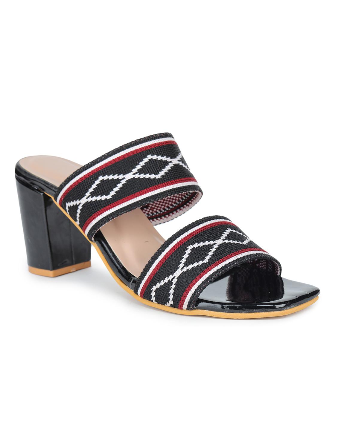 black slip on  sandal - 18375208 -  Zoom Image - 0