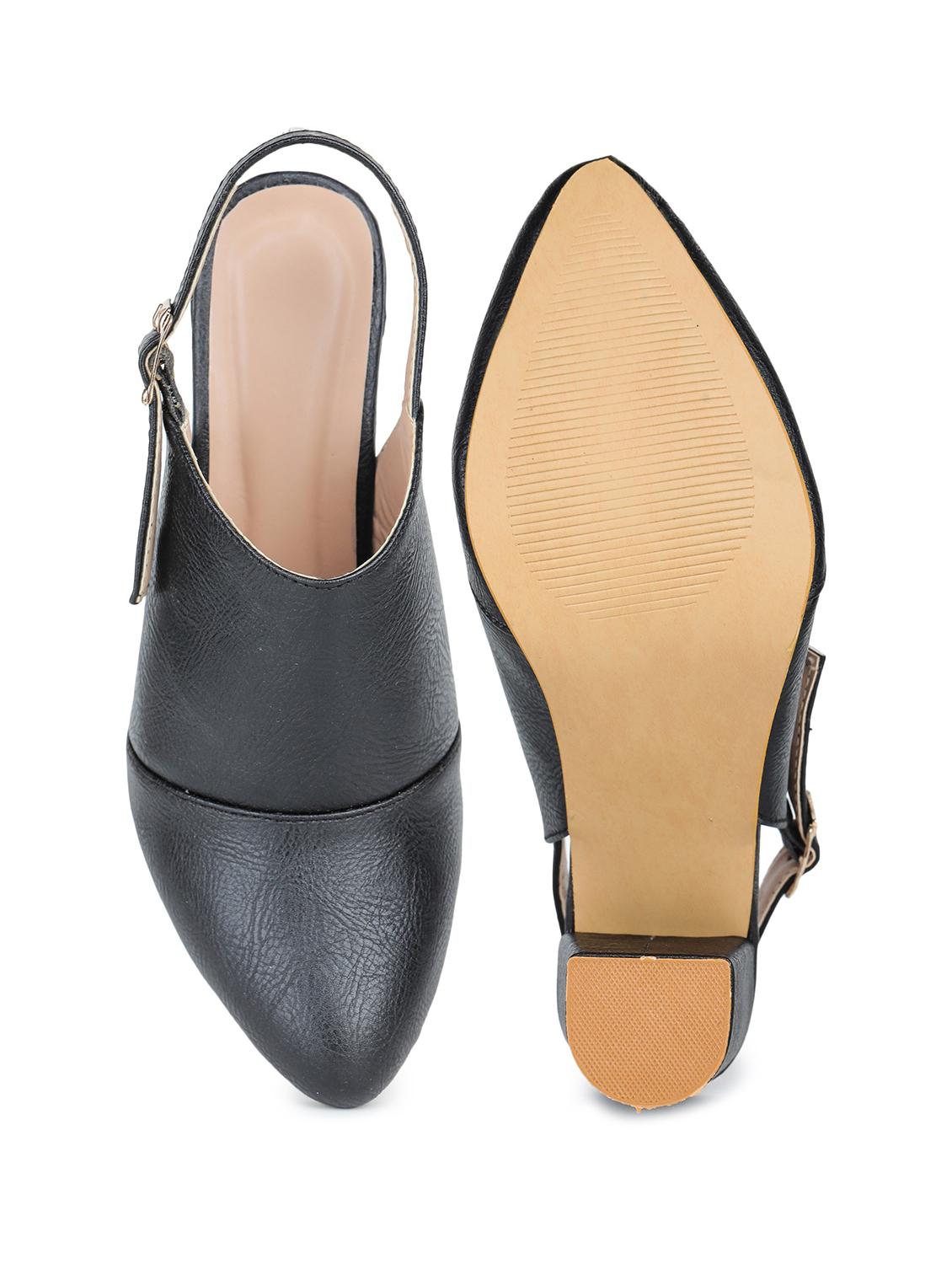 black back strap sandal - 18375212 - Standard Image - 3