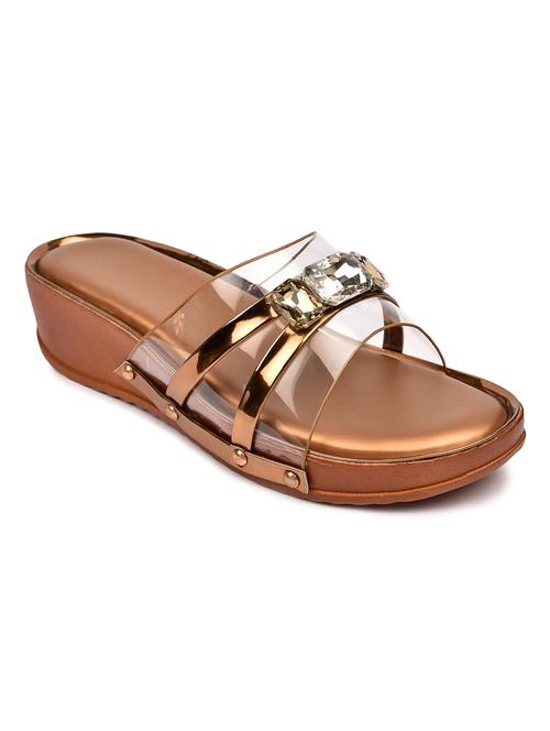 chitkara's trendy collections of wedges sandal for women & girls. - 18375237 - Standard Image - 0