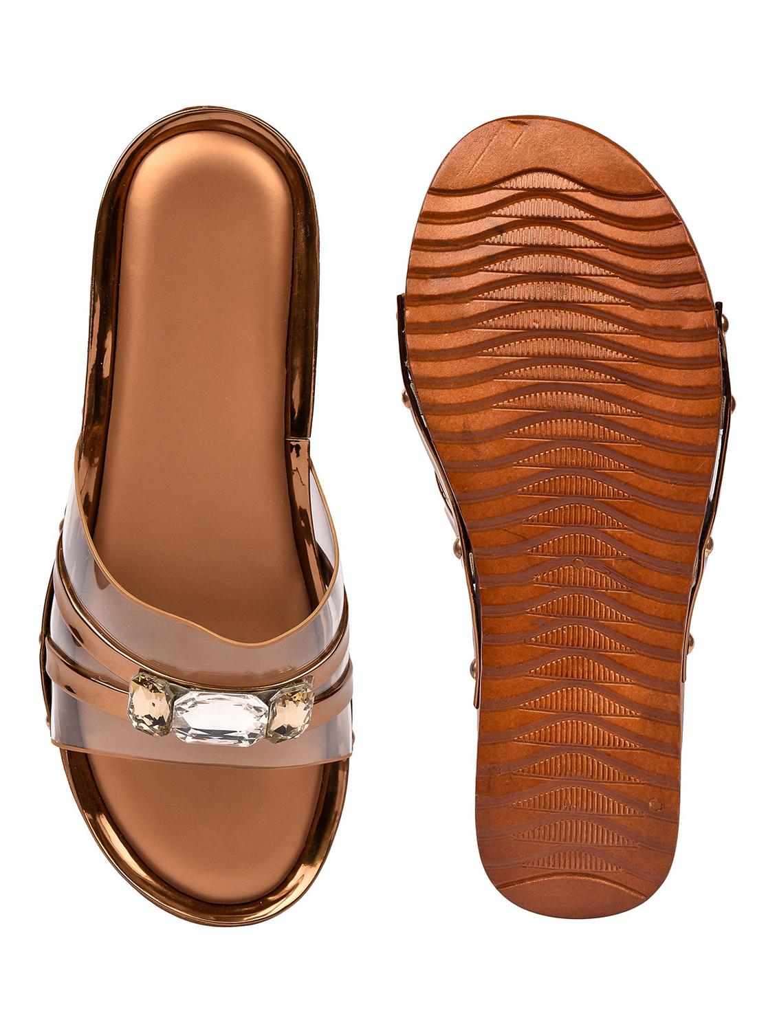 chitkara's trendy collections of wedges sandal for women & girls. - 18375237 - Standard Image - 3