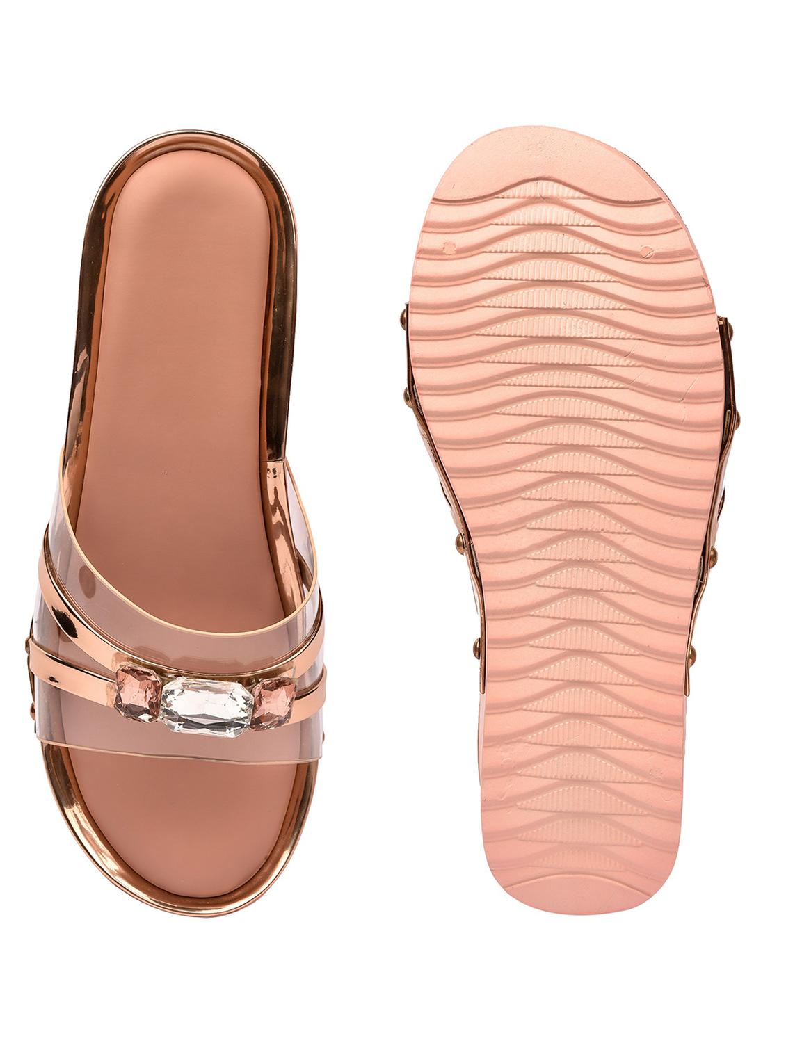 chitkara's trendy collections of wedges sandal for women & girls. - 18375239 - Standard Image - 3