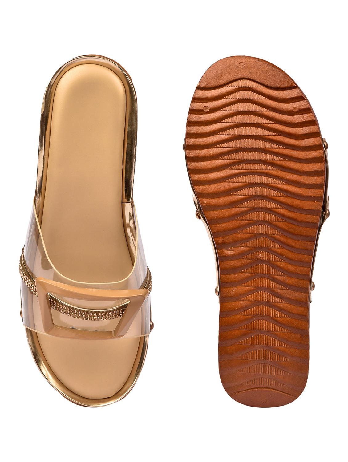 chitkara's trendy collections of wedges sandal for women & girls. - 18375246 - Standard Image - 3