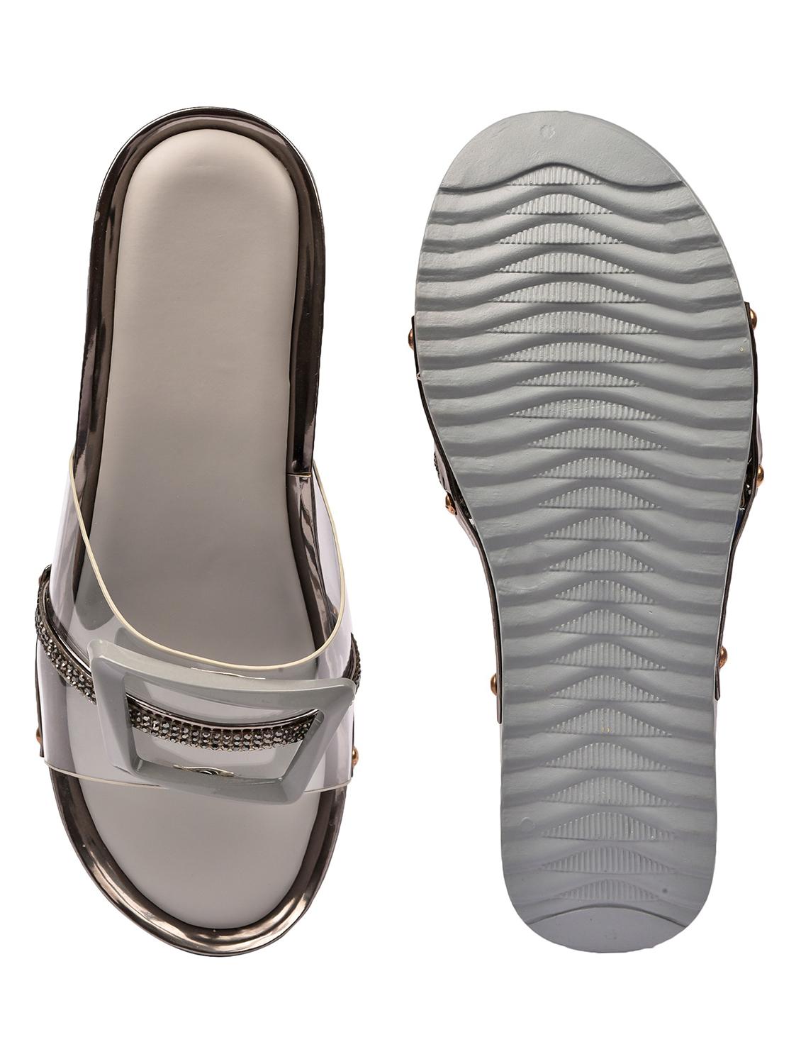 chitkara's trendy collections of wedges sandal for women & girls. - 18375247 - Standard Image - 3