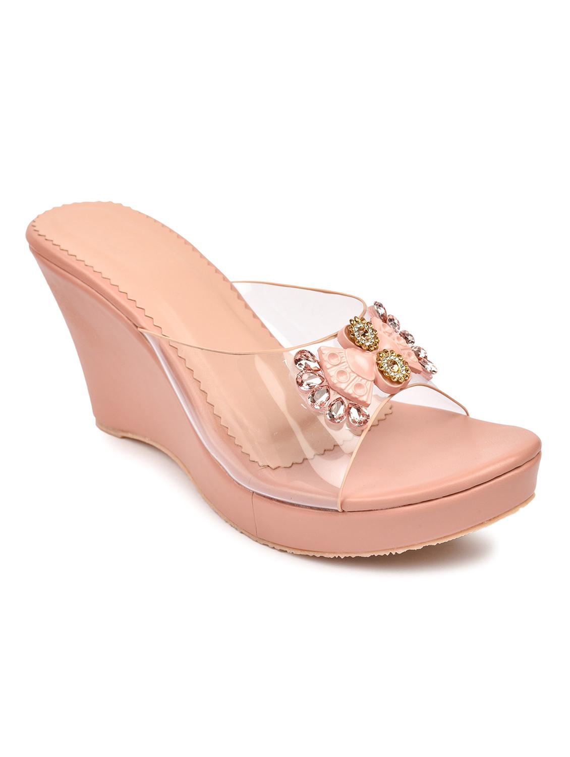 chitkara's trendy collections of wedges sandal for women & girls. - 18375251 - Zoom Image - 0