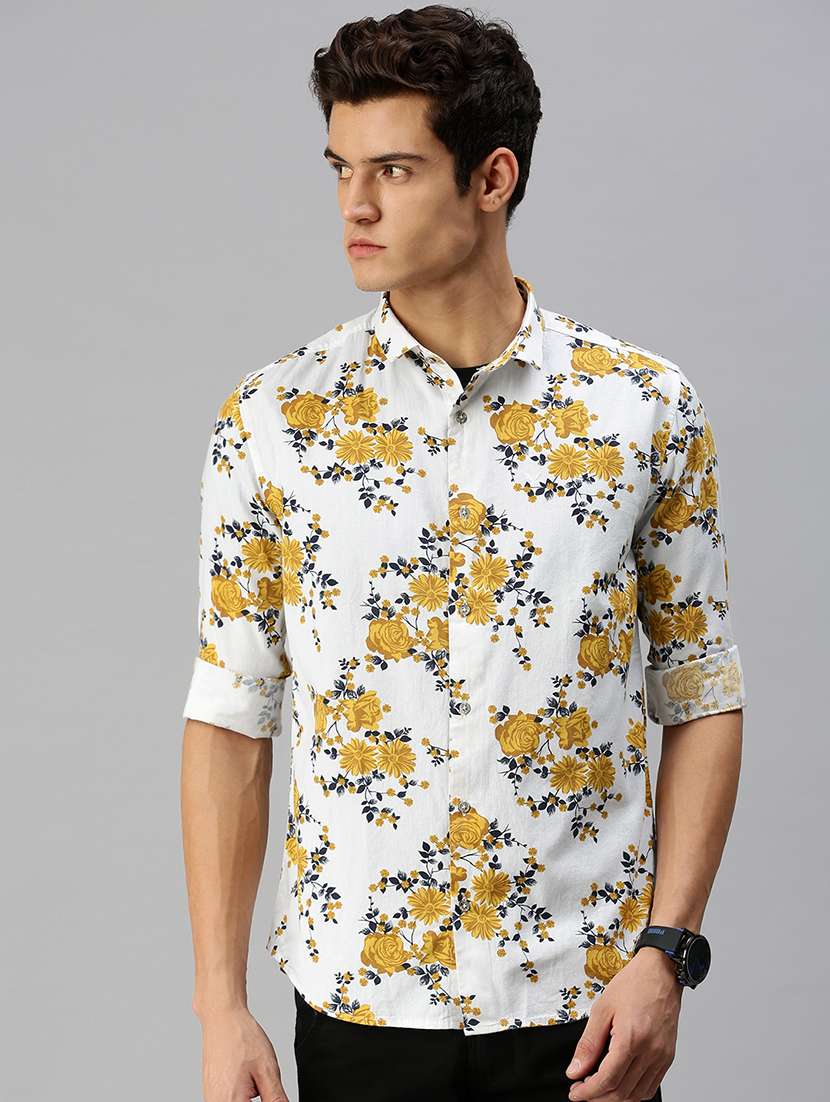 mens florals casual shirt - 18376020 -  Zoom Image - 0