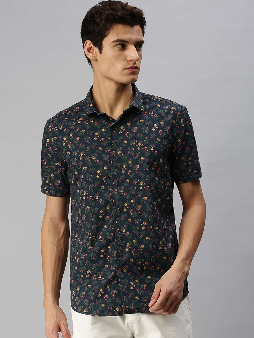 mens florals casual shirt - 18376028 - Zoom Image - 0