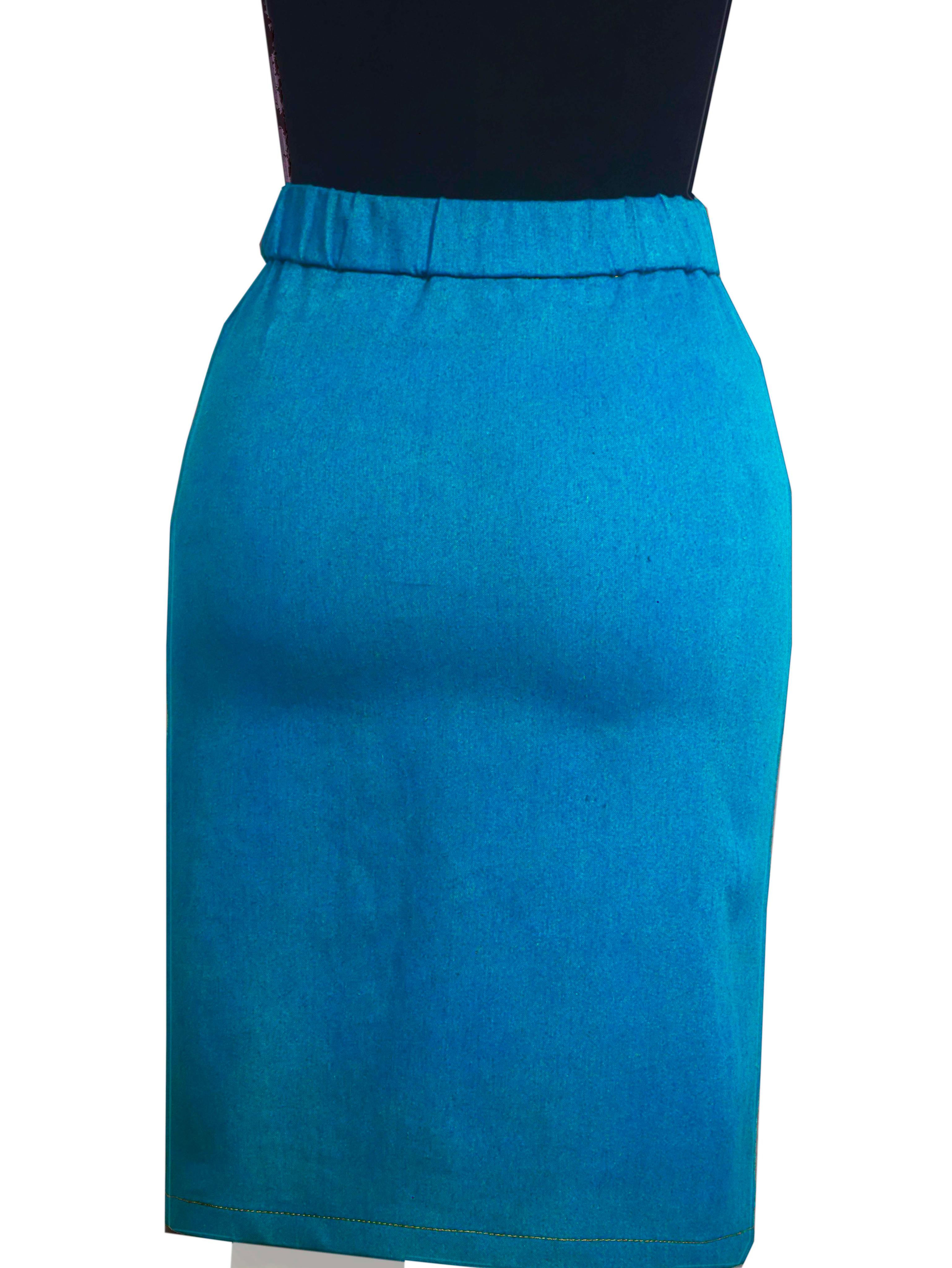 denim skirt for woman & girls - 18376030 - Standard Image - 3