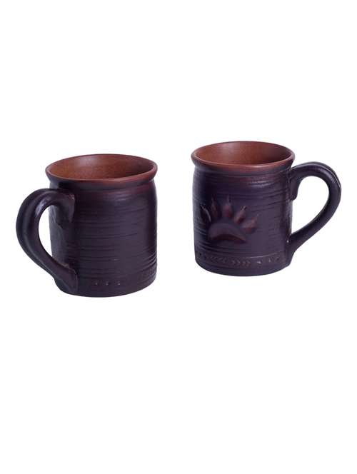 brown  ceramic mug