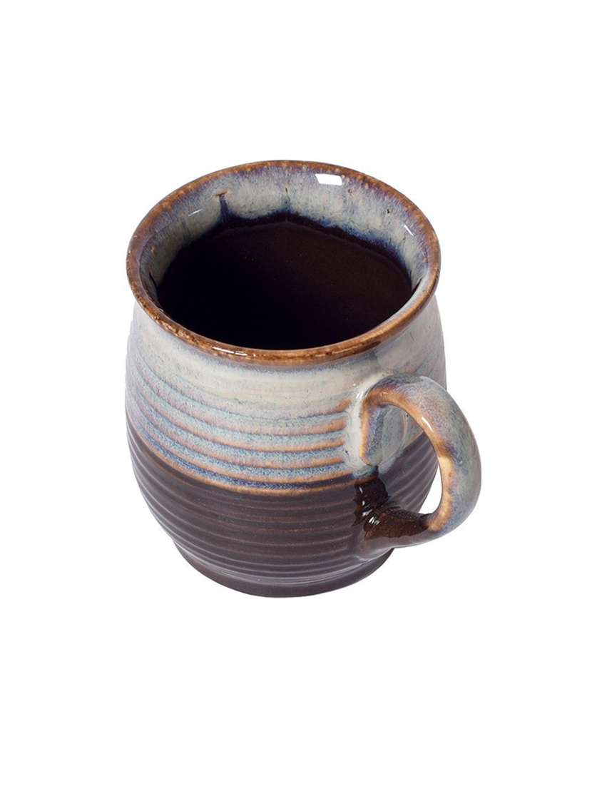 pack of 6 brown ceramic mug - 18376820 - Standard Image - 3
