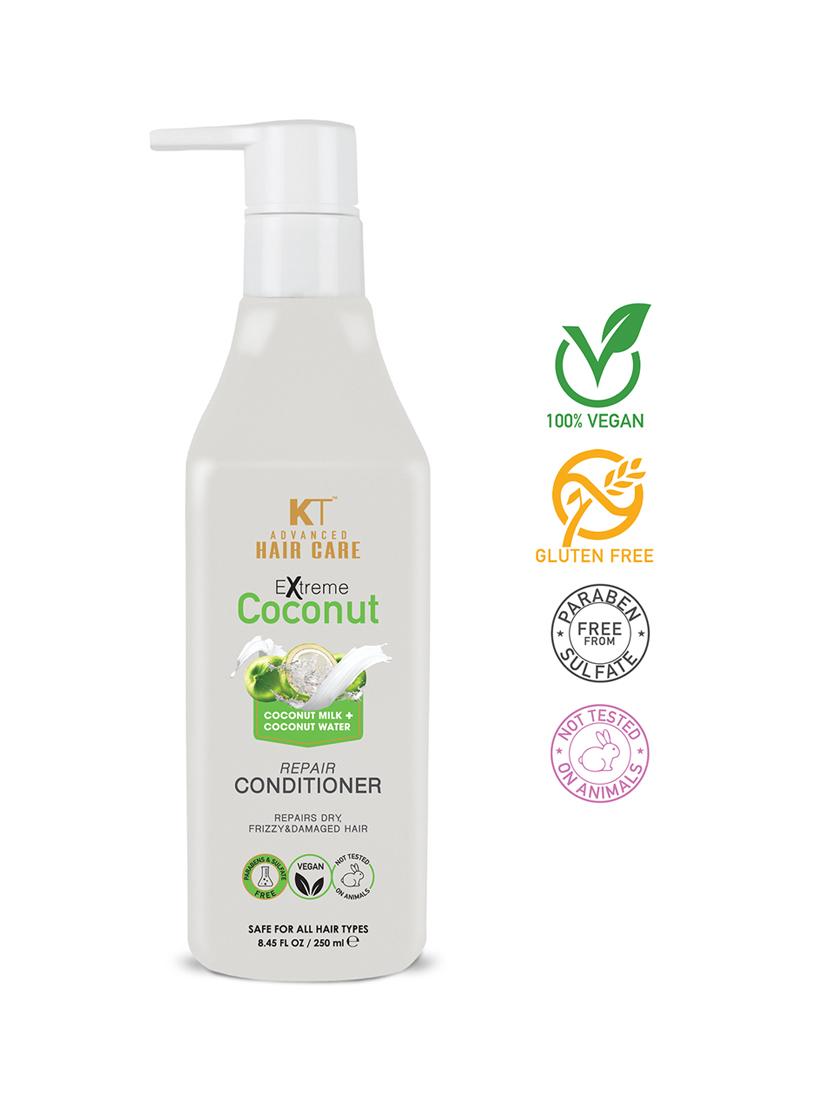kehairtherapy advance extreme coconut repair shampoo and conditioner, 250 ml (pack of 2) - 18376853 - Standard Image - 3