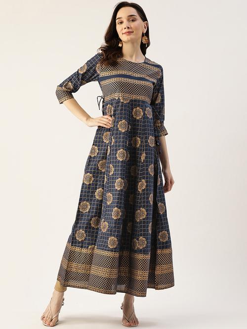 women's flared kurta - 18376968 - Standard Image - 0