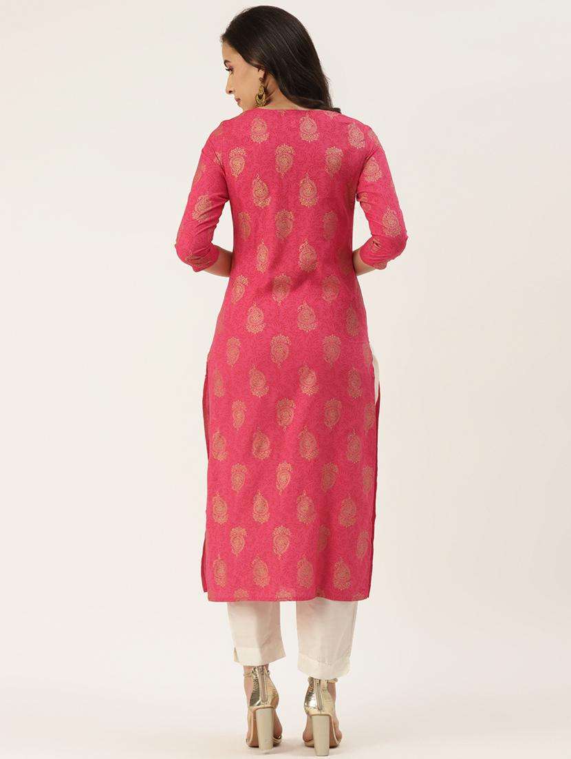 women's straight kurta - 18376983 -  Standard Image - 3