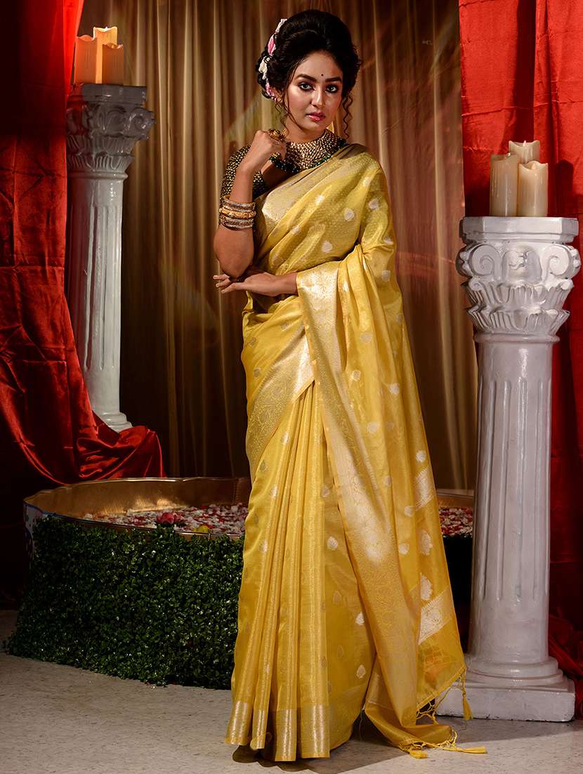 self designed woven saree