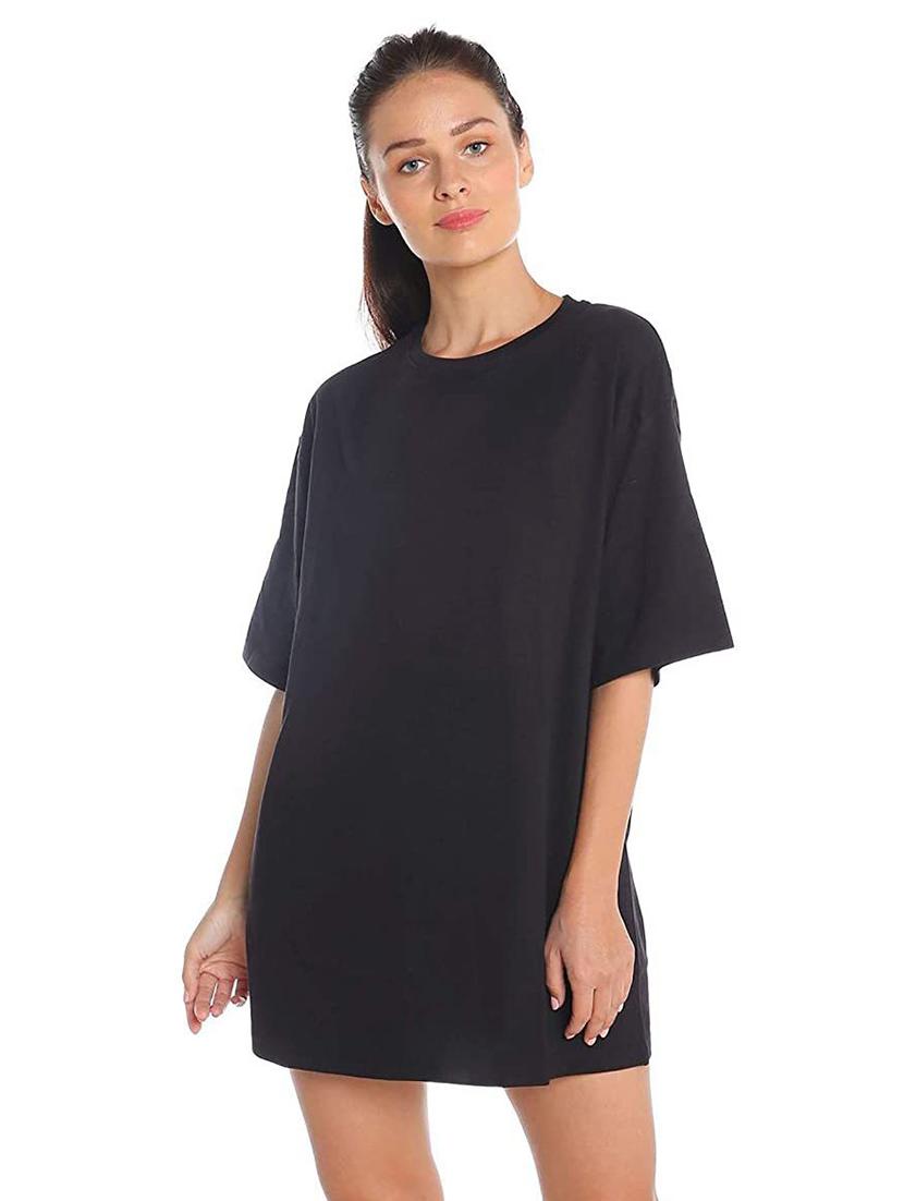 women's plain round neck t-shirt - 18378324 - Zoom Image - 0