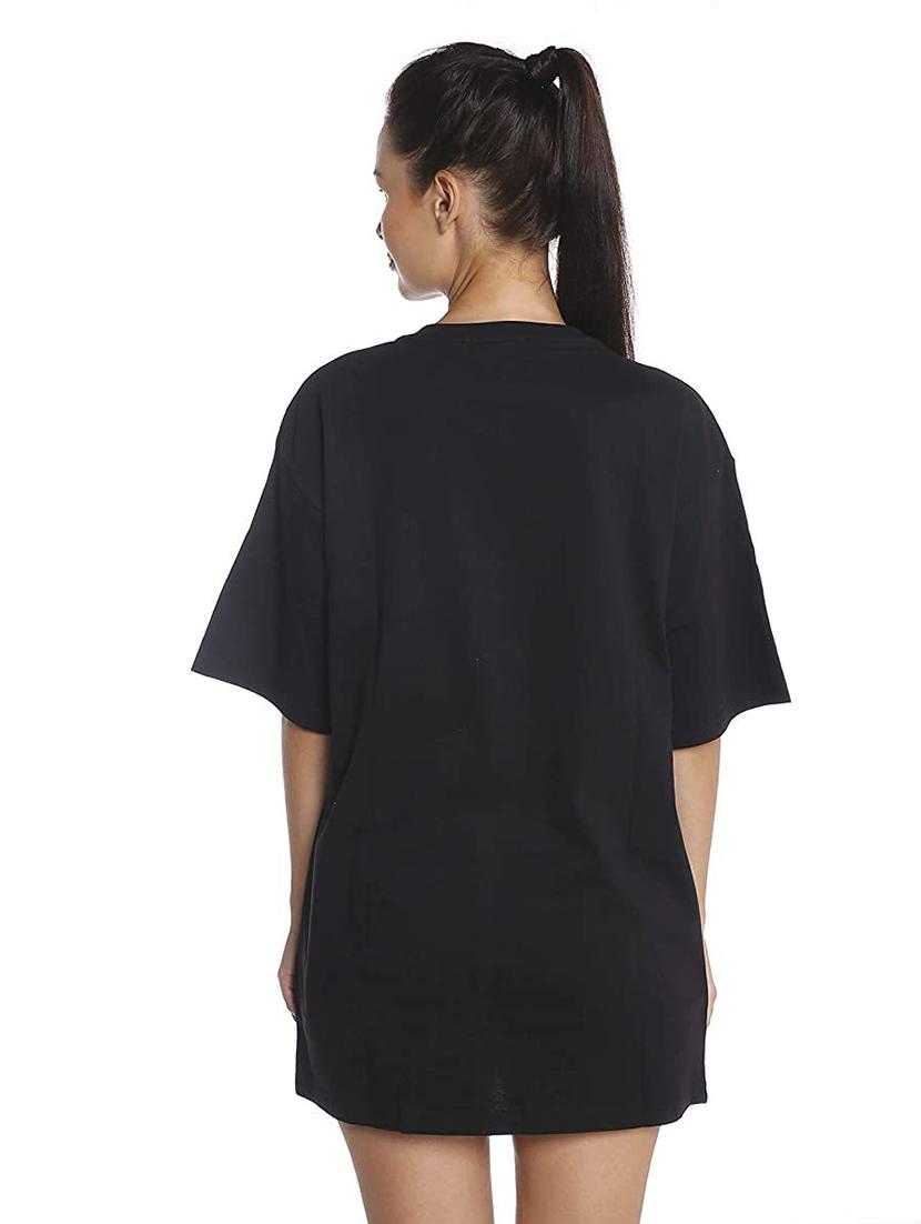 women's plain round neck t-shirt - 18378324 - Standard Image - 3