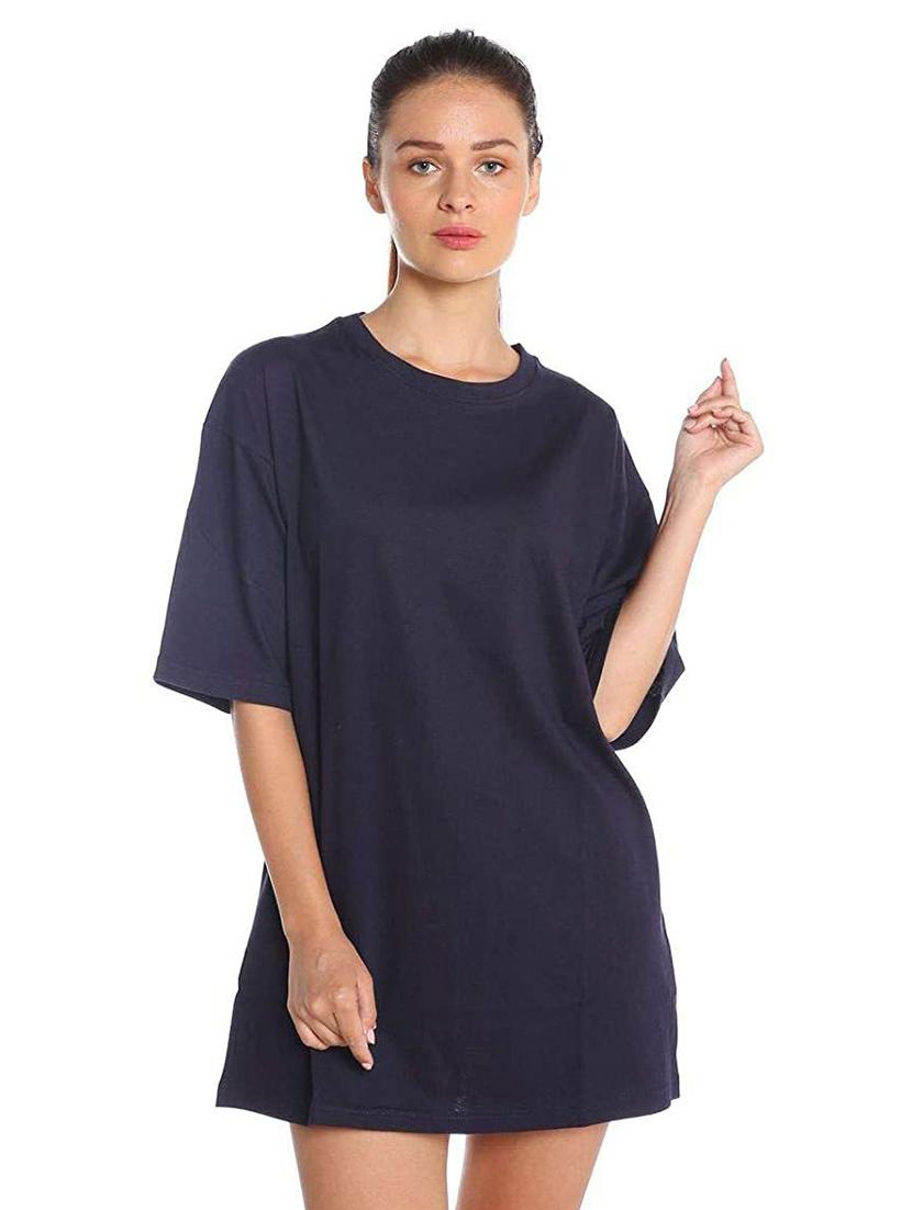 women's plain round neck t-shirt - 18378473 -  Zoom Image - 0