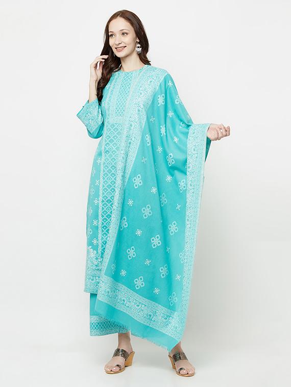 self design unstitched suit set - 18379667 -  Zoom Image - 0