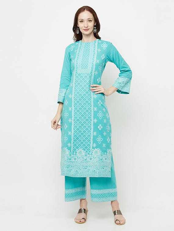 self design unstitched suit set - 18379667 - Standard Image - 3