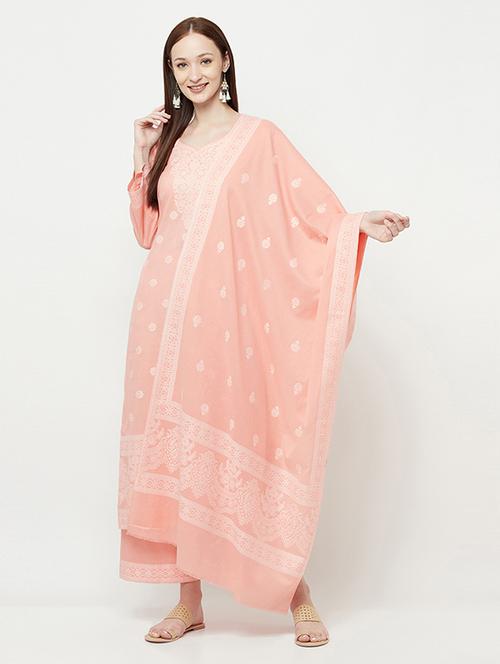 orange unstitched suit set - 18379686 - Standard Image - 0