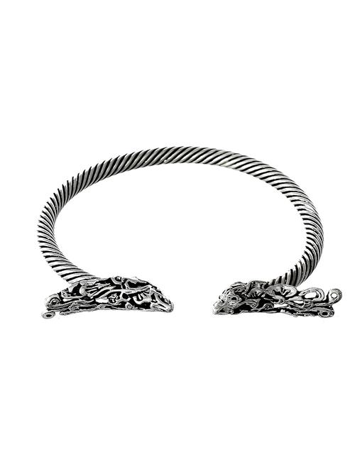oxidised silver elephant bracelet - 18379738 - Standard Image - 0