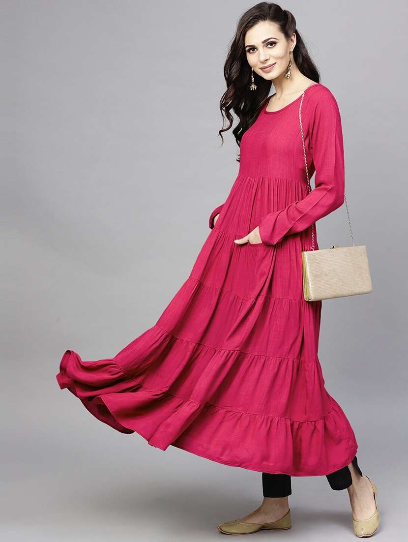 women's tiered kurta