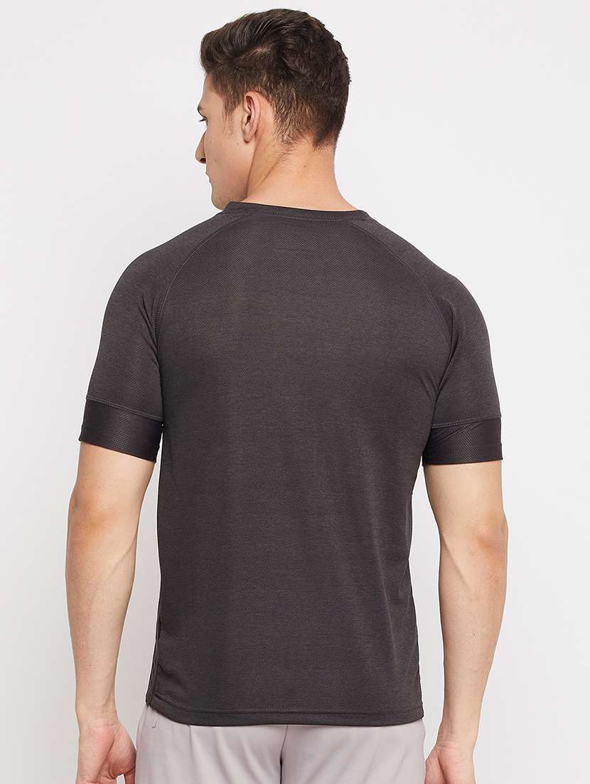 grey chest-printed t-shirt - 18381401 -  Standard Image - 3