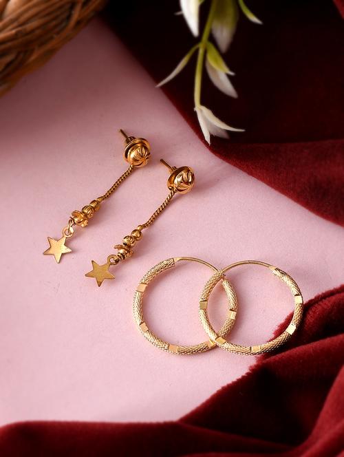 gold brass balli earring - 18381722 -  Standard Image - 0