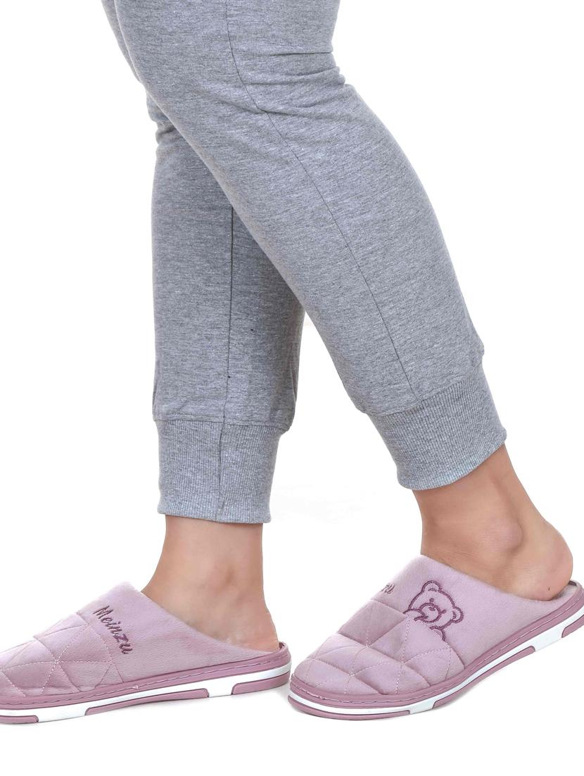 mid rise solid track pant - 18382017 - Standard Image - 3