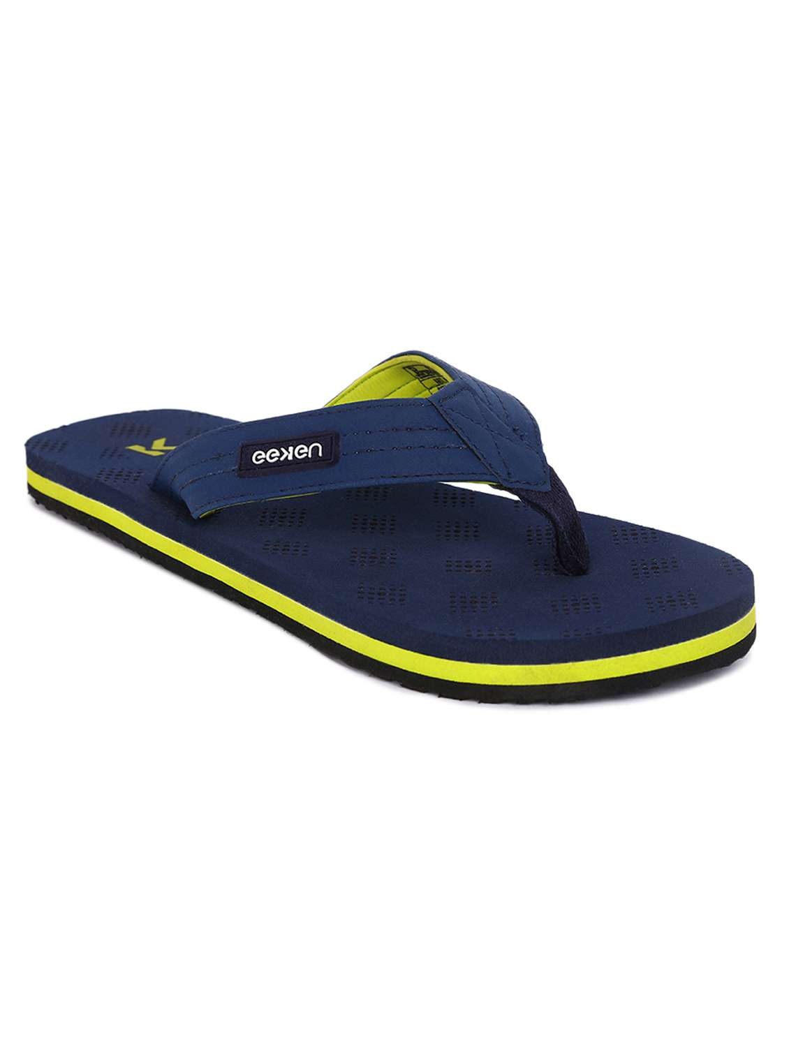 navy pvc slip on flip flops - 18382692 -  Zoom Image - 0