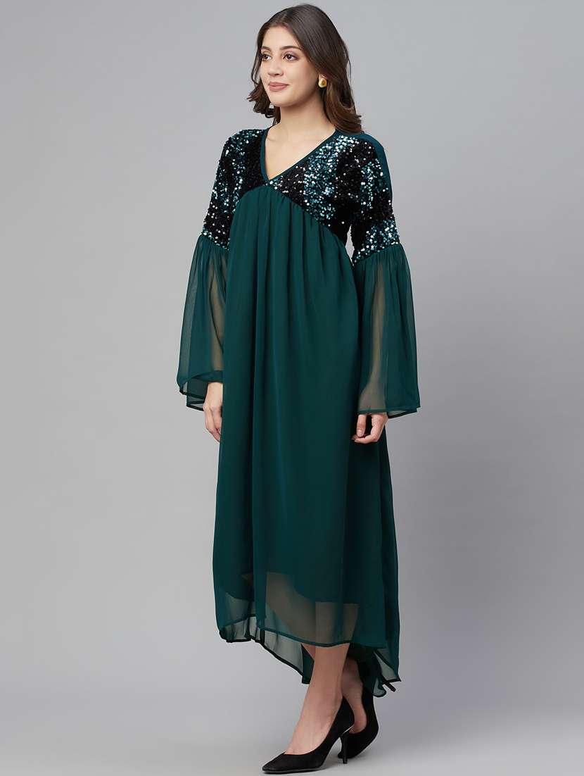Women's Fit & Flare Midi Dress
