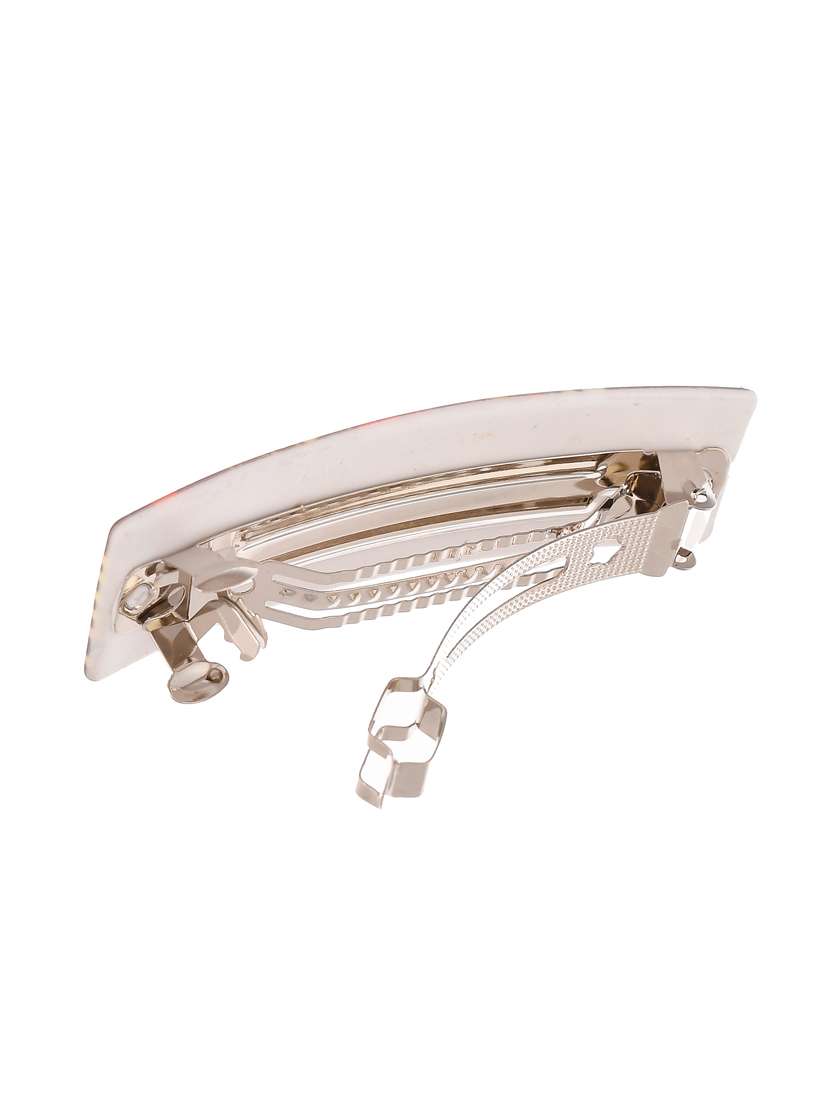 set of 3 multi colored printed geometrical french barette - 18383123 -  Standard Image - 3