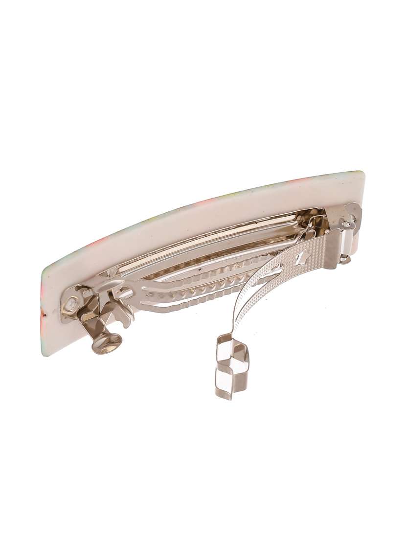 women set of 4 multi colored printed french barette - 18383518 -  Standard Image - 3